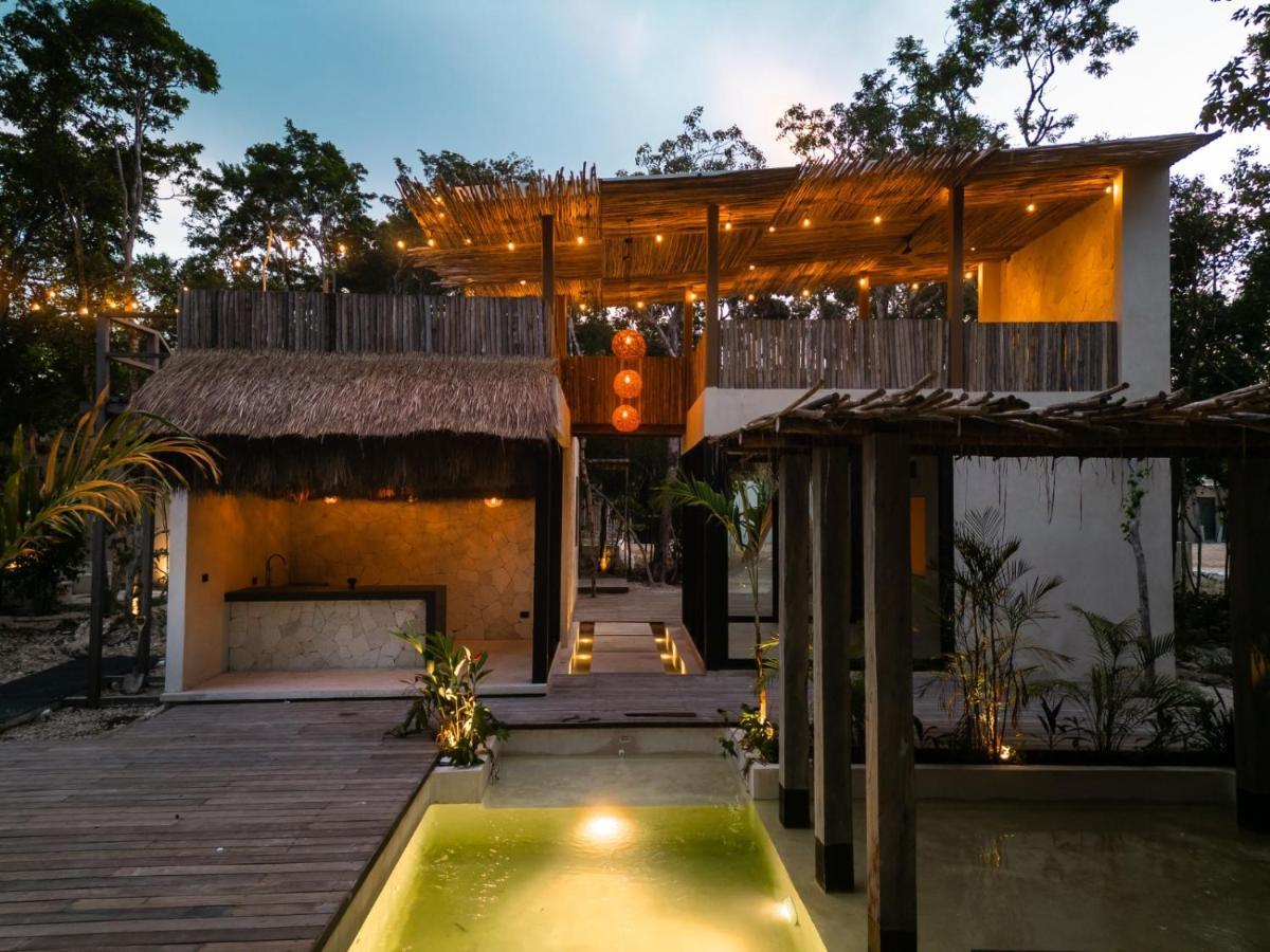 Villa Xuncari En El Corazon De La Selva Tulum Ngoại thất bức ảnh