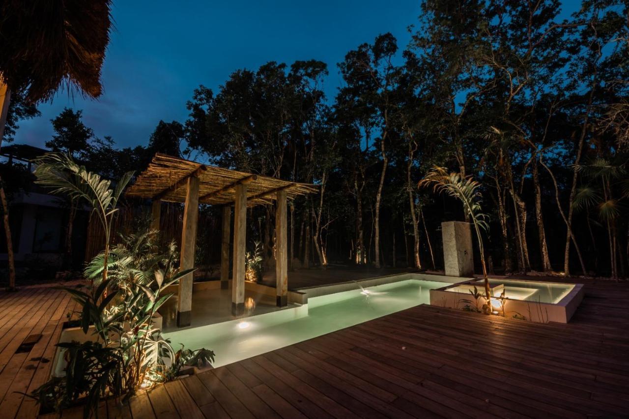 Villa Xuncari En El Corazon De La Selva Tulum Ngoại thất bức ảnh